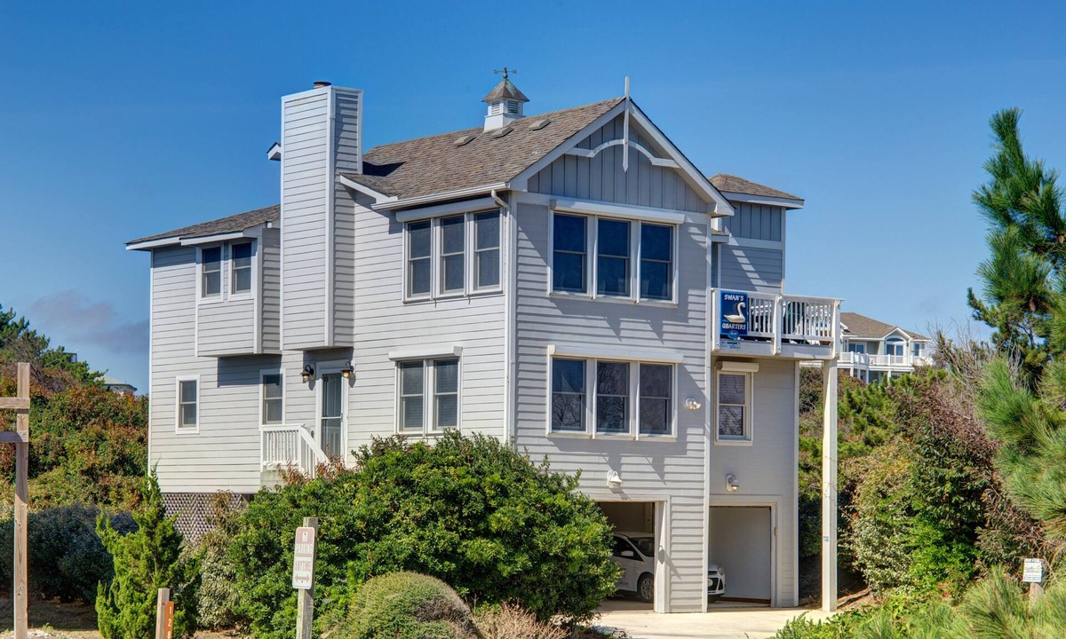 Duck House | 2883 - Swan's Quarters - Semi-Oceanfront Duck Retreat w/Hot Tub