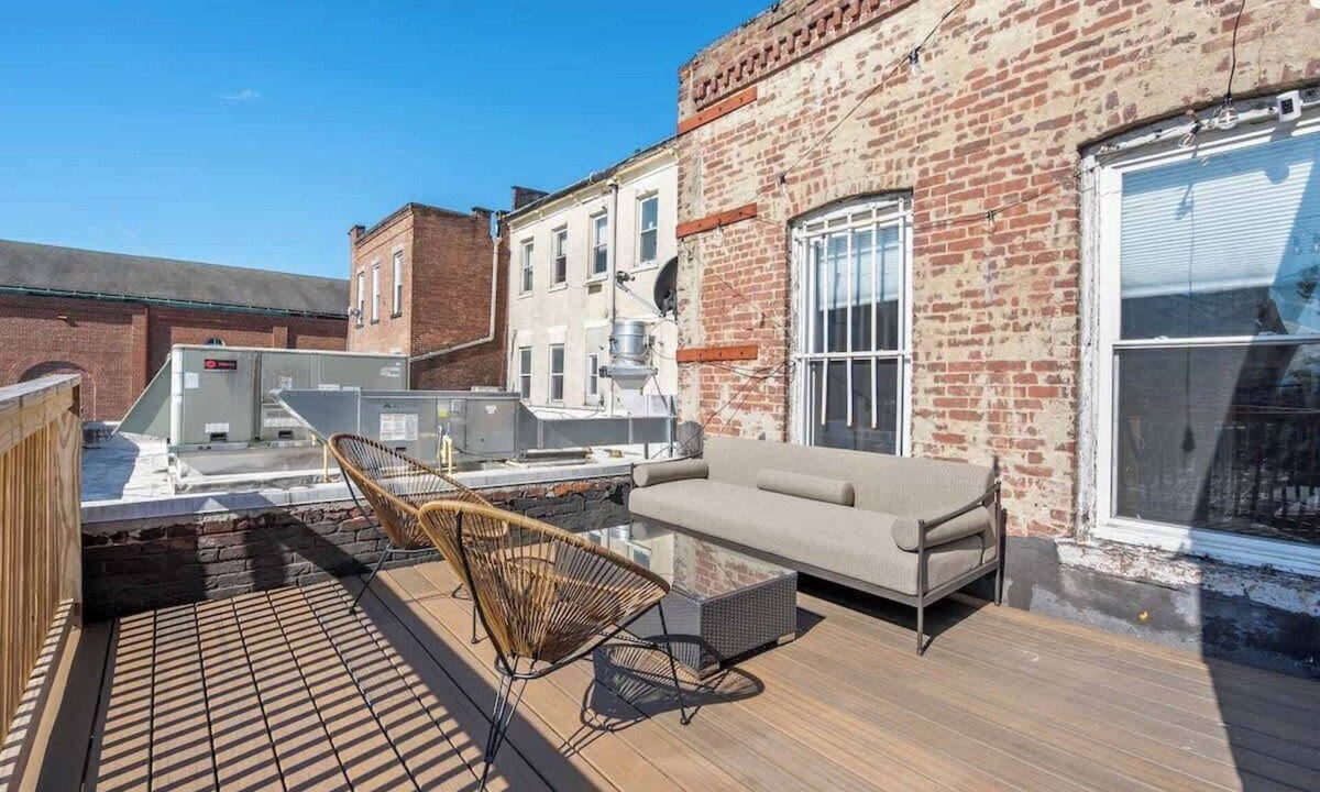 The Heights Apartment | 2BR w/Patio Metlife Stay | Near NYC, Views & PATH