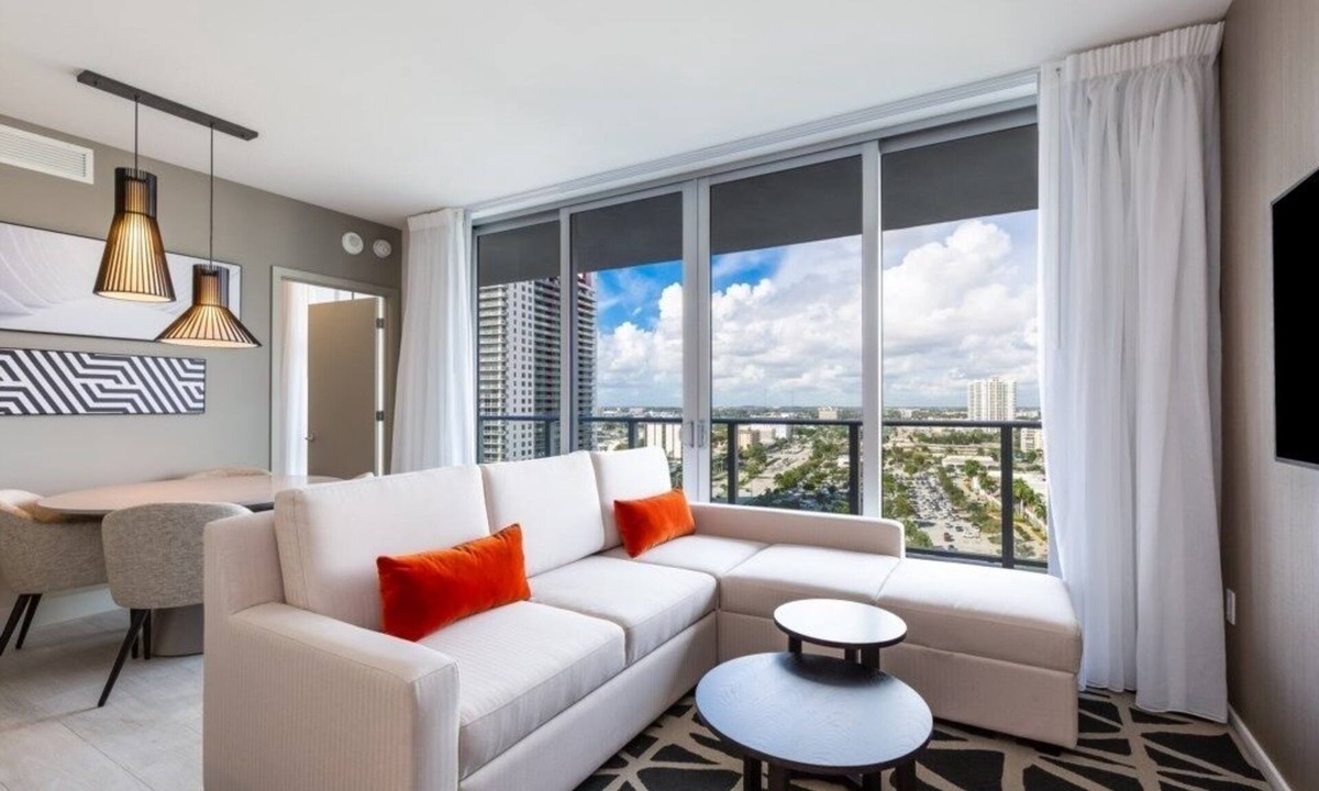 Hollywood South Central Beach Condo | 3BR Bay View at Hyde Beach House by RedAwning