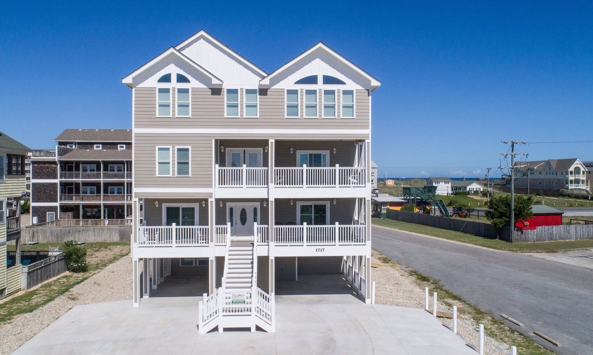 Kill Devil Hills House | 5376- Wench's Pad 2, Luxury OBX Home | Pool, Theater & Game Room