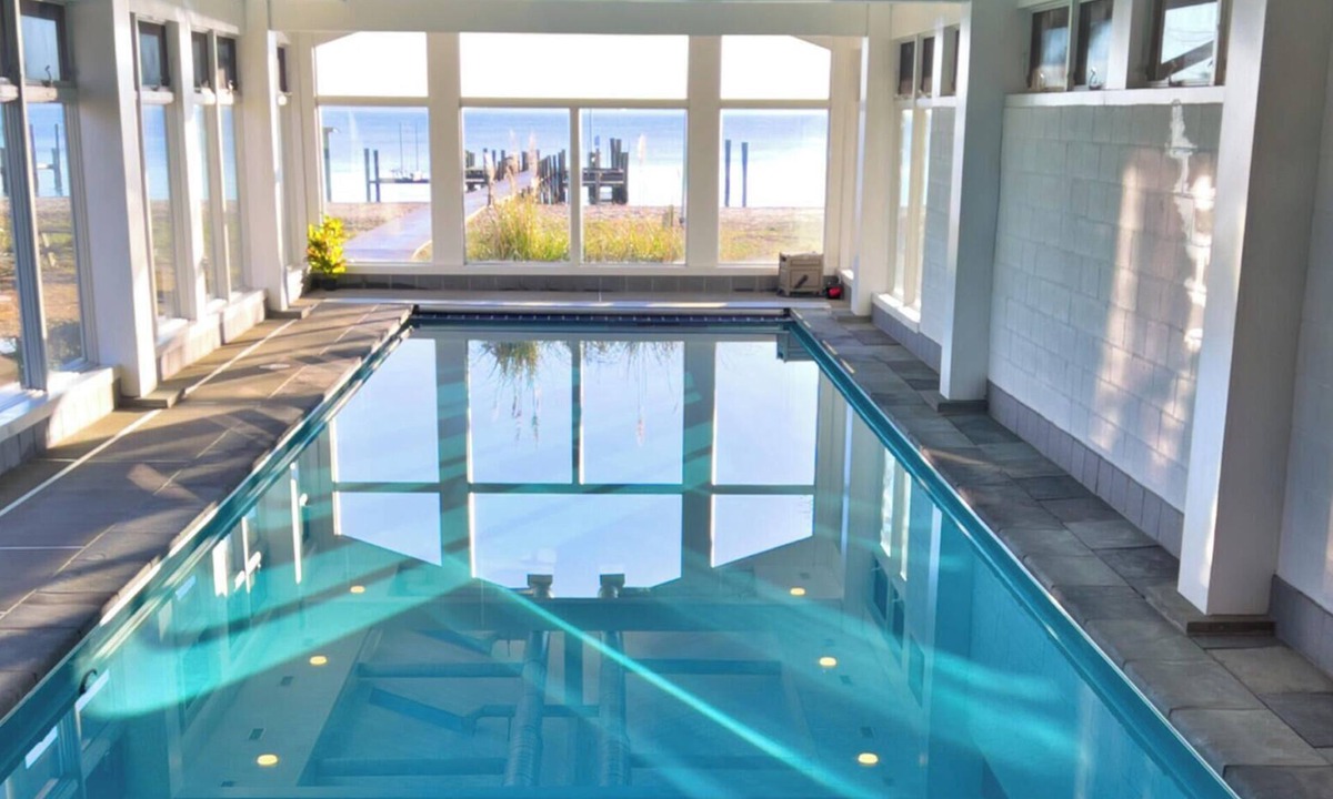 Hague House | All Year Retreat - Indoor Heated Pool, Beach, Game & Movie Cottage, Sleeps 21