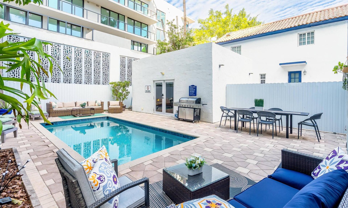 West Avenue House | Amazing Miami Beach Gateway! Pool Villa on Prime Location for Large Groups.