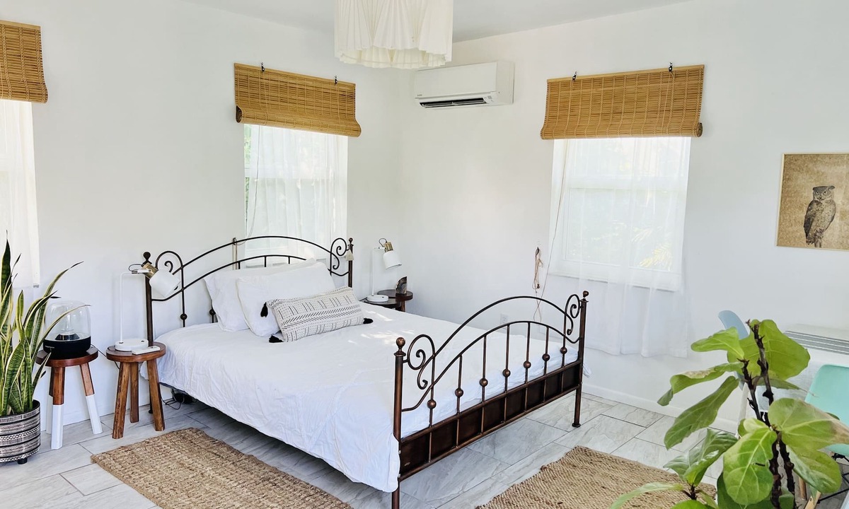 Little Haiti House | Bali inspired tropical studio with a green patio