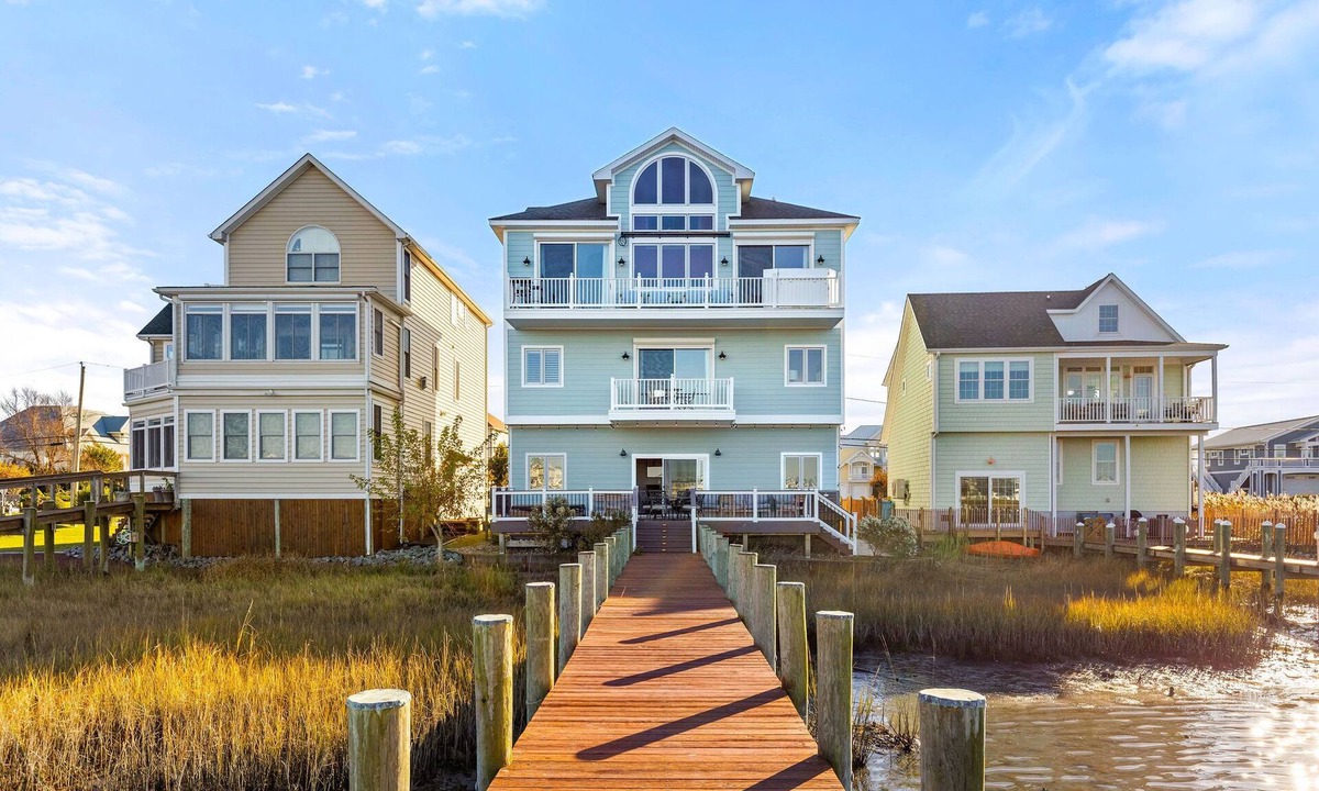 West Ocean City House | Bayfront Pet-Friendly Luxury Home with Dock - Sleeps 16