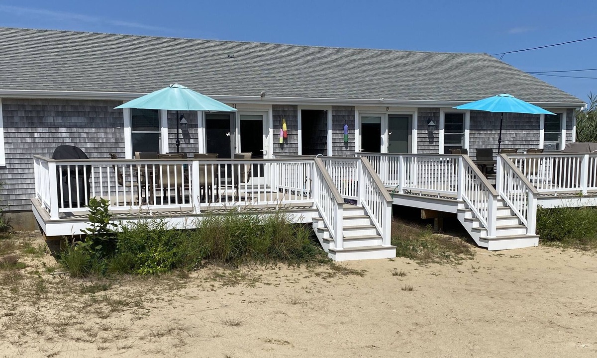 West Dennis House | BEAUTIFUL DUPLEX COTTAGE with OCEAN VIEWS of PRIVATE BEACH -