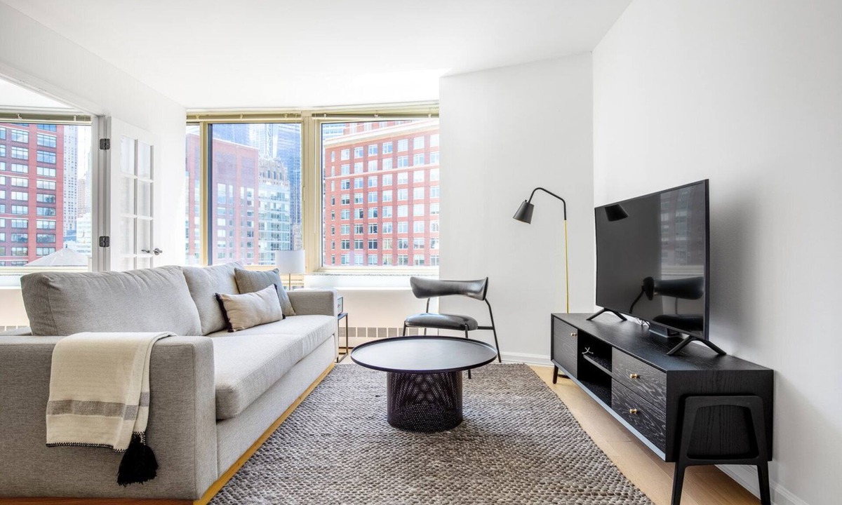 Battery Park City Apartment | Blueground | Battery Park City, rooftop, nr Battery Park