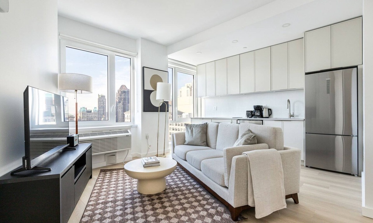 Downtown Brooklyn Apartment | Blueground | Downtown Brooklyn, rooftop, nr Brooklyn Bridge