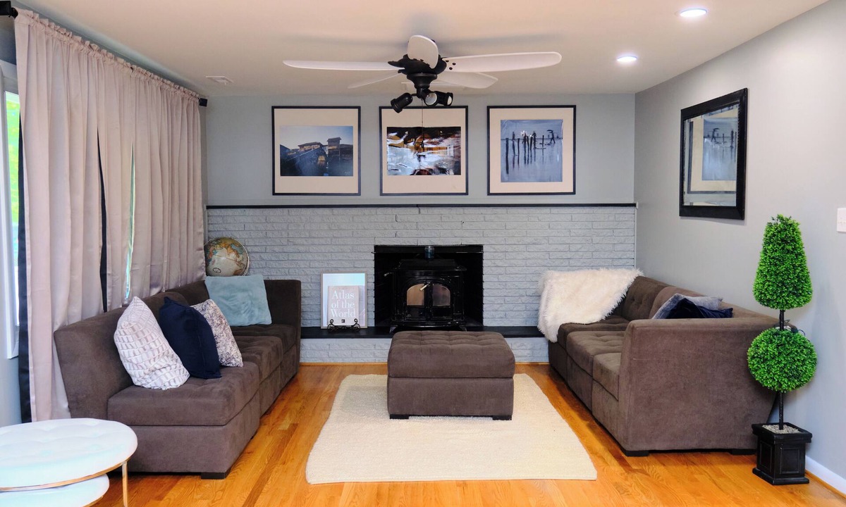 Bowie House | Charming 3 bedroom. 6 bed house, Peaceful, overlooking nature, Great for groups!
