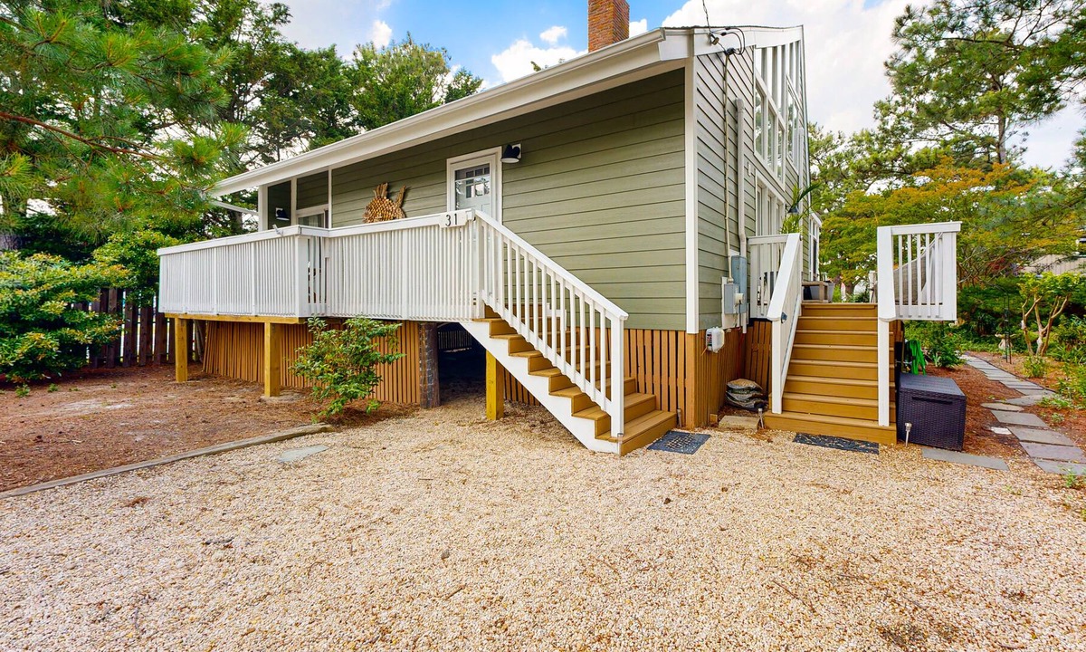 Bethany Beach House | Completely renovated home just steps from beach with charming interior & deck
