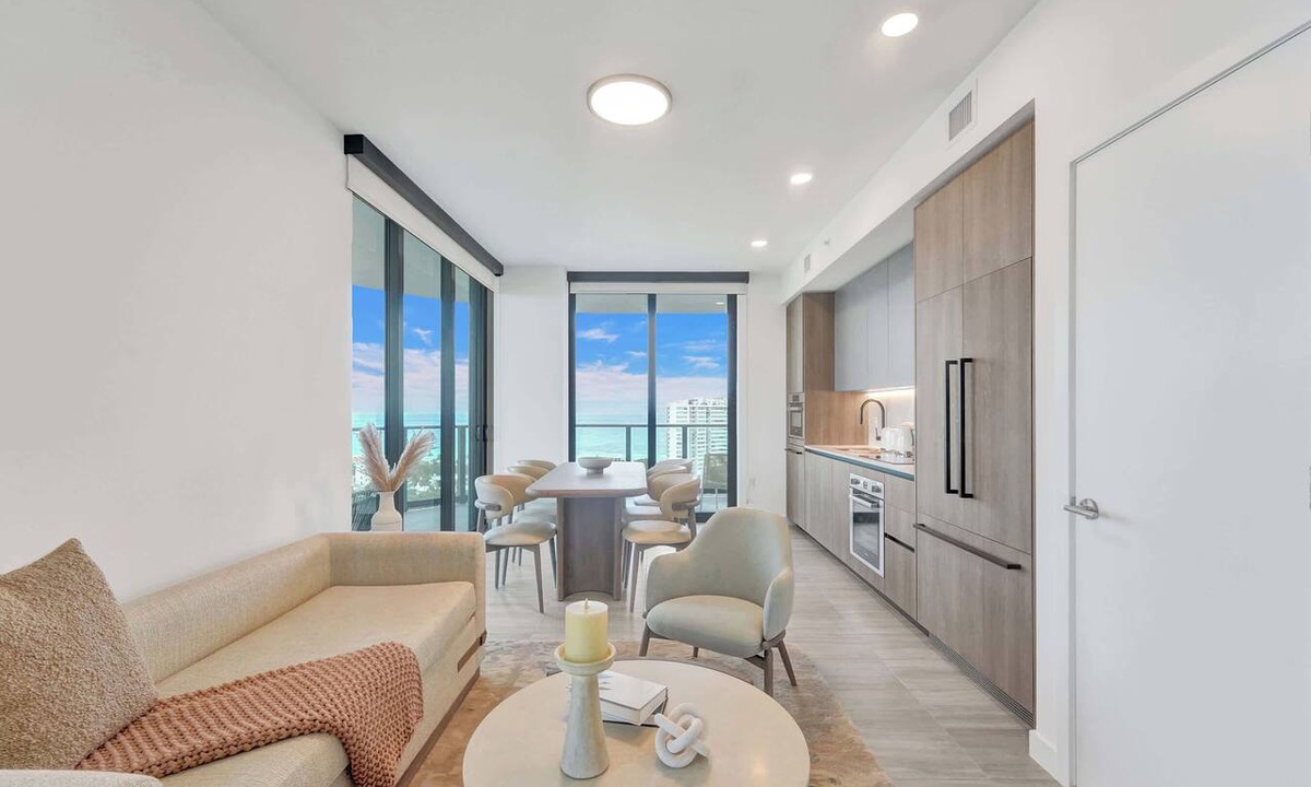 North Beach Condo | Elegant 4BR, 16th Floor | Balcony, Pool & Gym