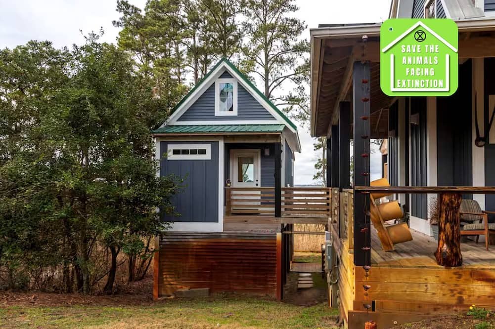 Kitty Hawk Cabin | Elevated Cabin in the Trees Perfect for a Weekend Getaway in the Outer Banks, North Carolina