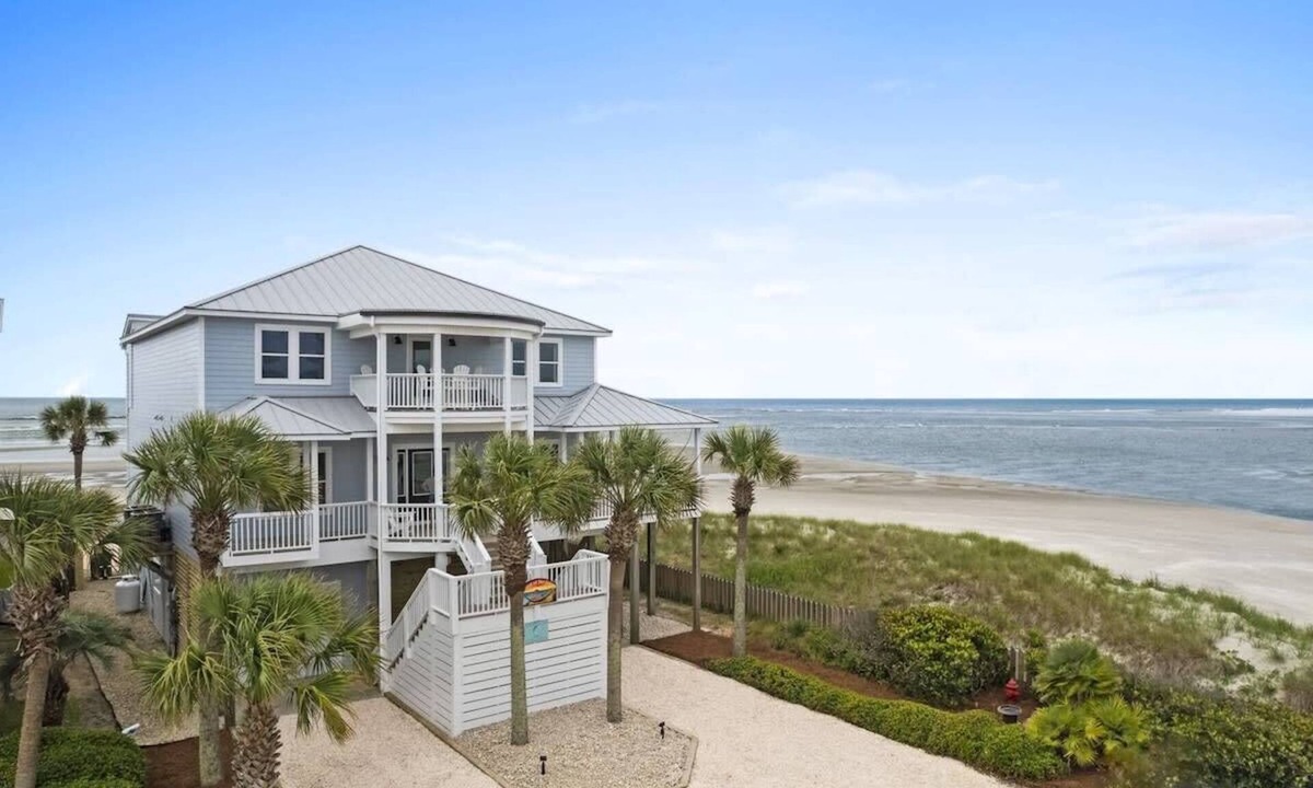 Sunset Beach House | Fall Available | Oceanfront Home w Panoramic Views