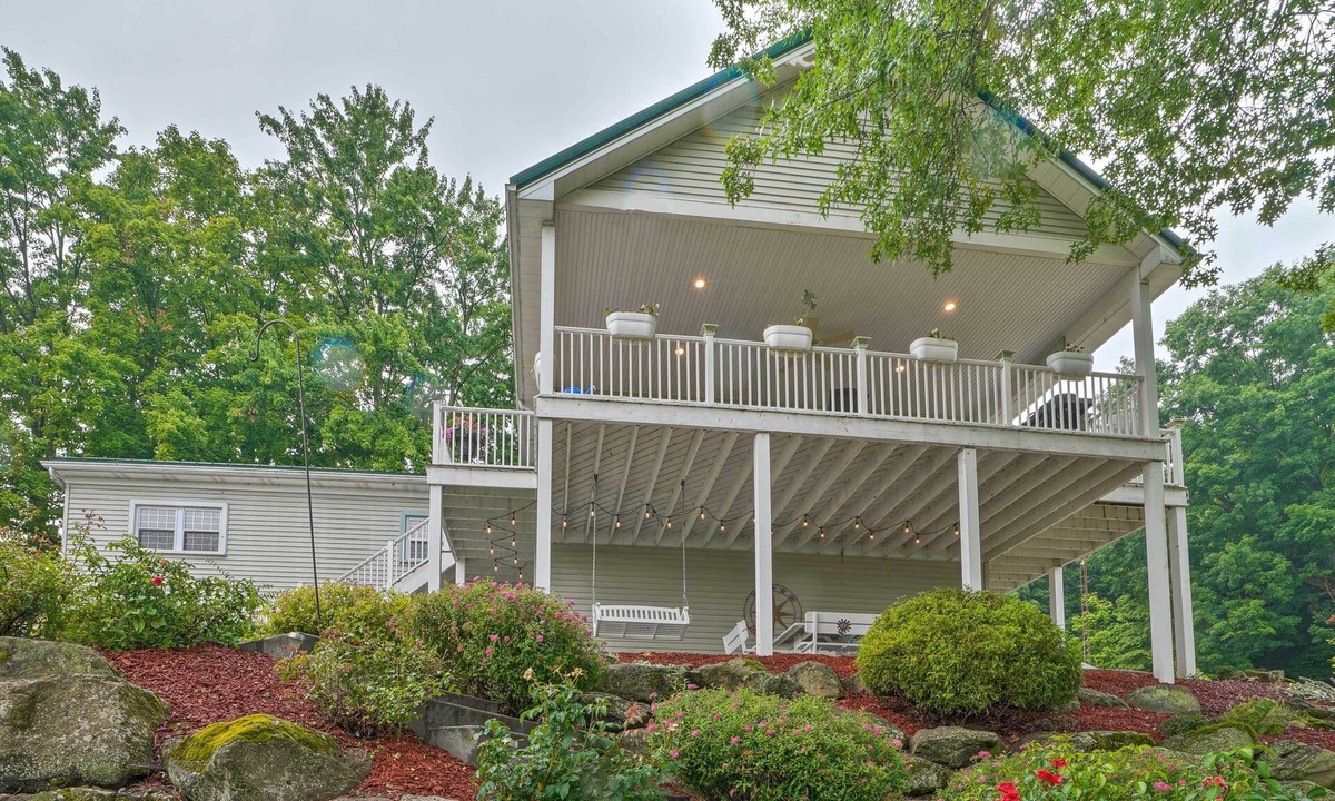 Lisbon Cottage | Guilford Lake Cottage w/Hot Tub & Water Views