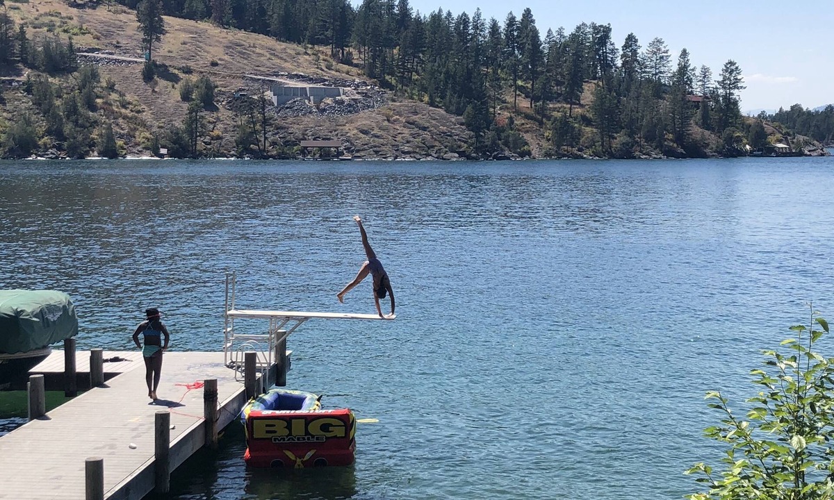 Polson House | Lakefront home with dock on Flathead Lake, Montana with Guest House -Sleeps 11