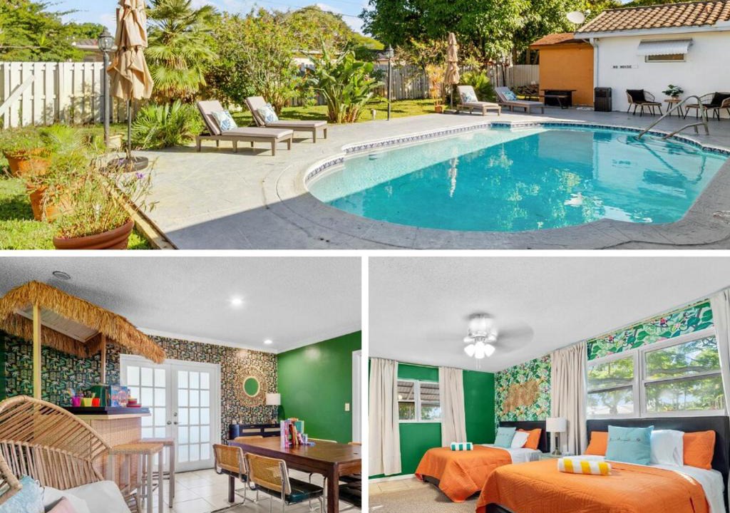 Hollywood Hills Apartment | Large 12 Guest Home w Pool, Hollywood FL