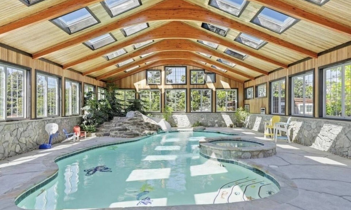 Ocean View House | Lodge style home w/INDOOR pool/spa, 2 miles to the beach, onsite canal access