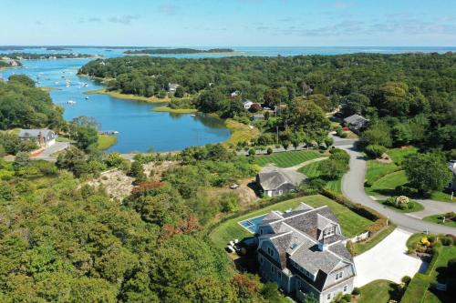 North Chatham House | Luxury Home with Pool Hot Tub & Water View