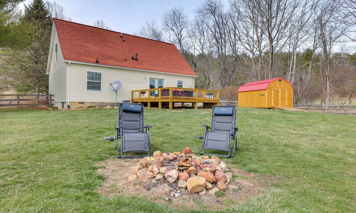 McDowell House | McDowell ‘Highland County River Retreat’ w/Views!