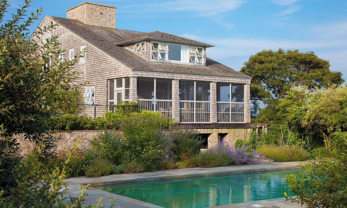 Aquinnah House | Menemsha Pond 4 BR contemporary with pool, views, pond and beach in Aquinnah