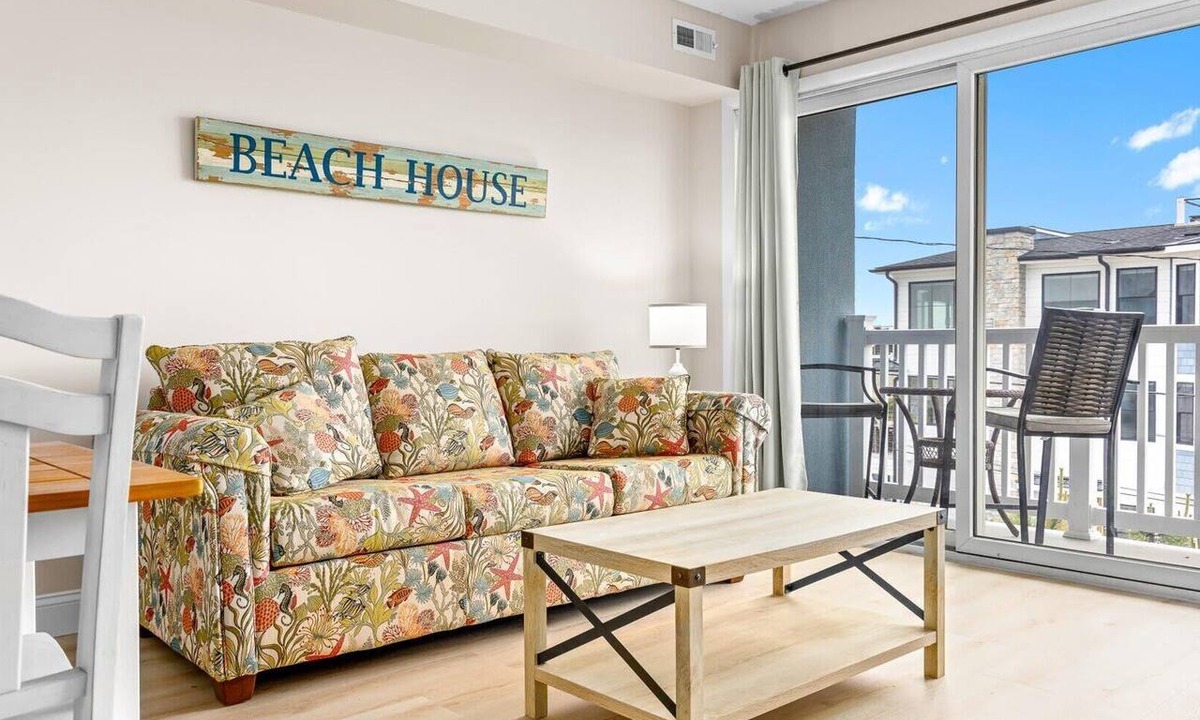 North End Condo | Modern 1BR w/Ocean Views & Parking - OCNJ