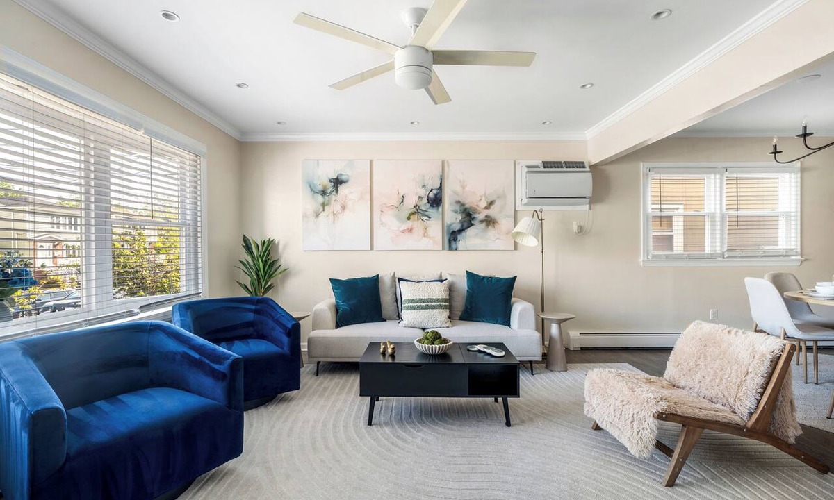 Kearny Apartment | Modern 3BR + Free Parking+Near NYC, EWR & American Dream Mall