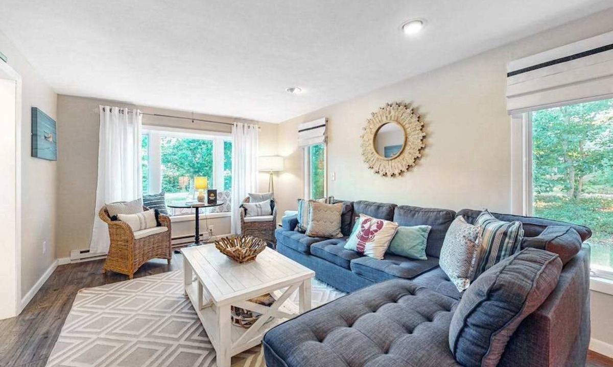 West Tisbury House | Modern home in a great location with large yard & private patio