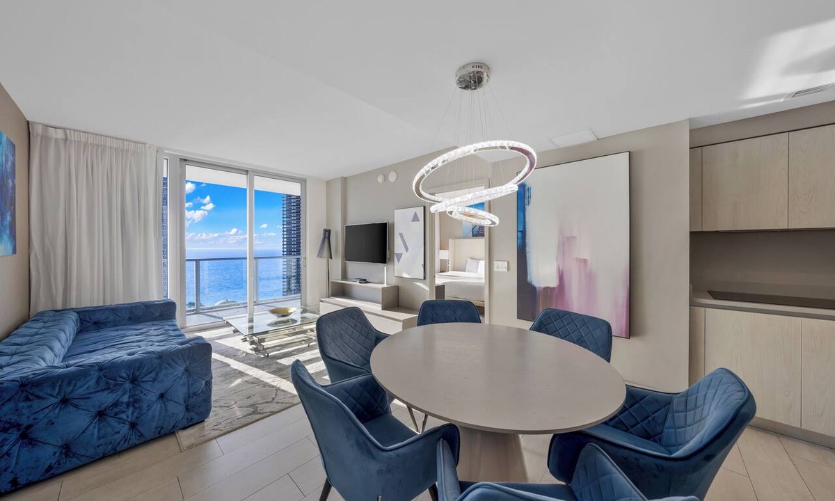 Hollywood South Central Beach Condo | ★ Modern Panoramic Escape With Stunning Ocean Views & 25 min to MAJOR INTERNATIONAL SPORTING EVENT