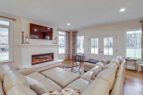 Tolchester Beach House | Near Chesapeake Bay: Home w/Hot Tub, Yard Games!