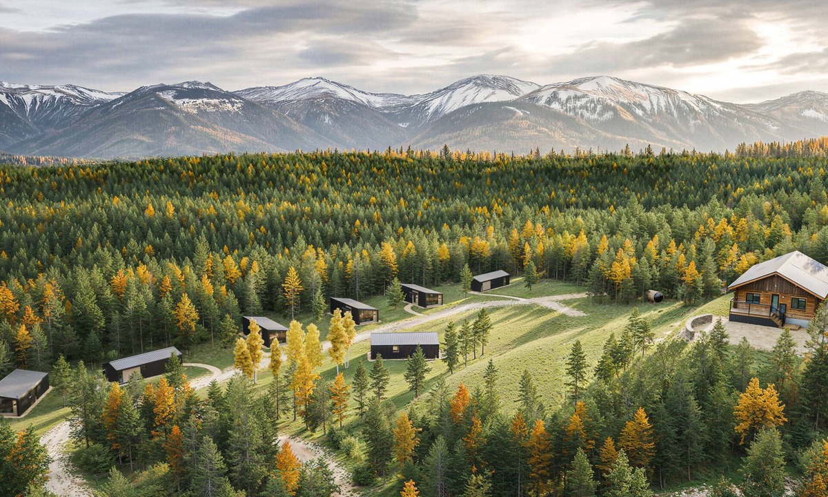Whitefish Resort | NEW 9-cabin micro-resort, Full Buy Out-private, 2 hot tubs, 2 saunas,sleeps 24