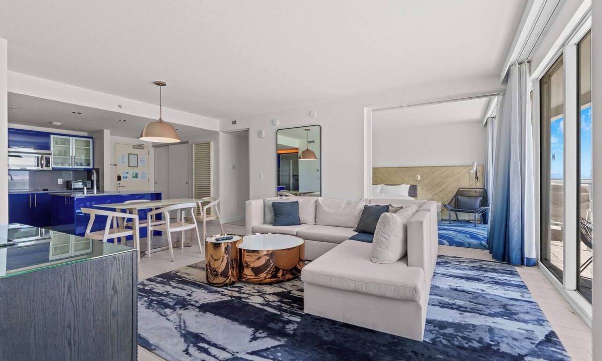 Central Beach Condo | Ocean View 2BR | Luxury Balcony + Resort Amenities