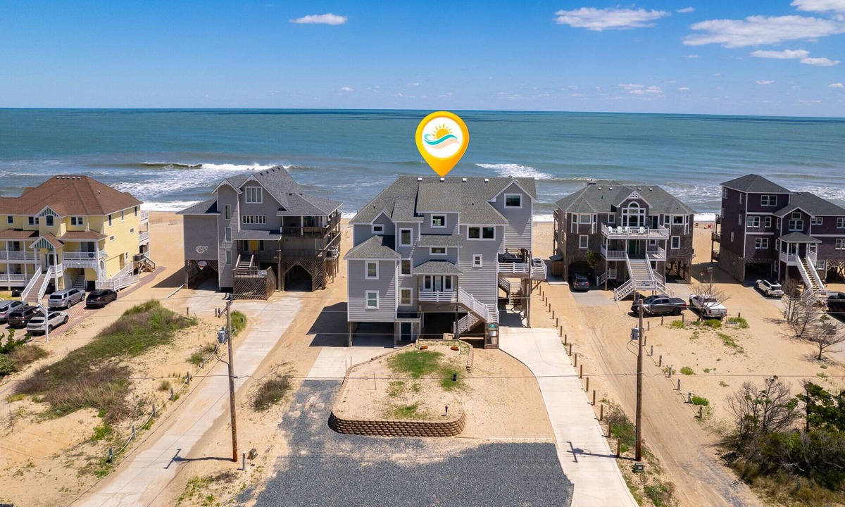 Avon House | Oceanfront*8 Bedrms*Elevator*2 Hot Tubs*Community Pool/Tennis*Porch Swing