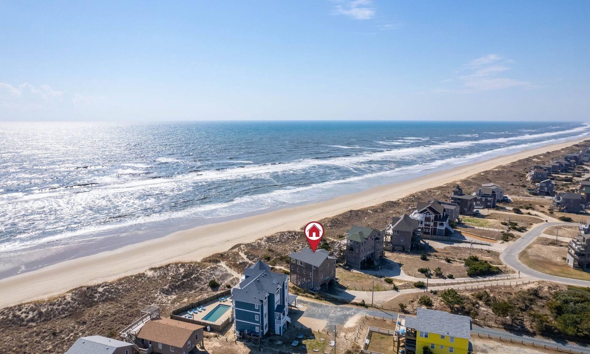 Frisco House | Oceanfront charm, heated pool, hot tub, dog friendly, 4 bed 3.5 bath