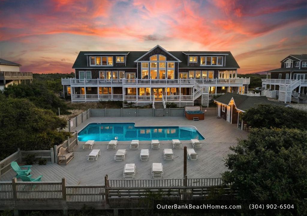 Corolla House | Oceanfront Estate No Resort Fee Sleeps 40 Private Events 18BR