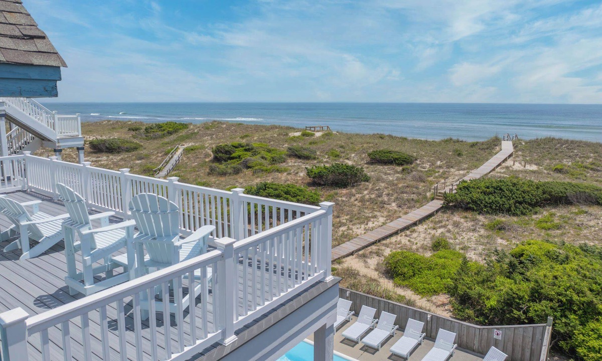 Hatteras House | Oceanfront Home w/Private Pool, Hot Tub, Game Room, and Grill