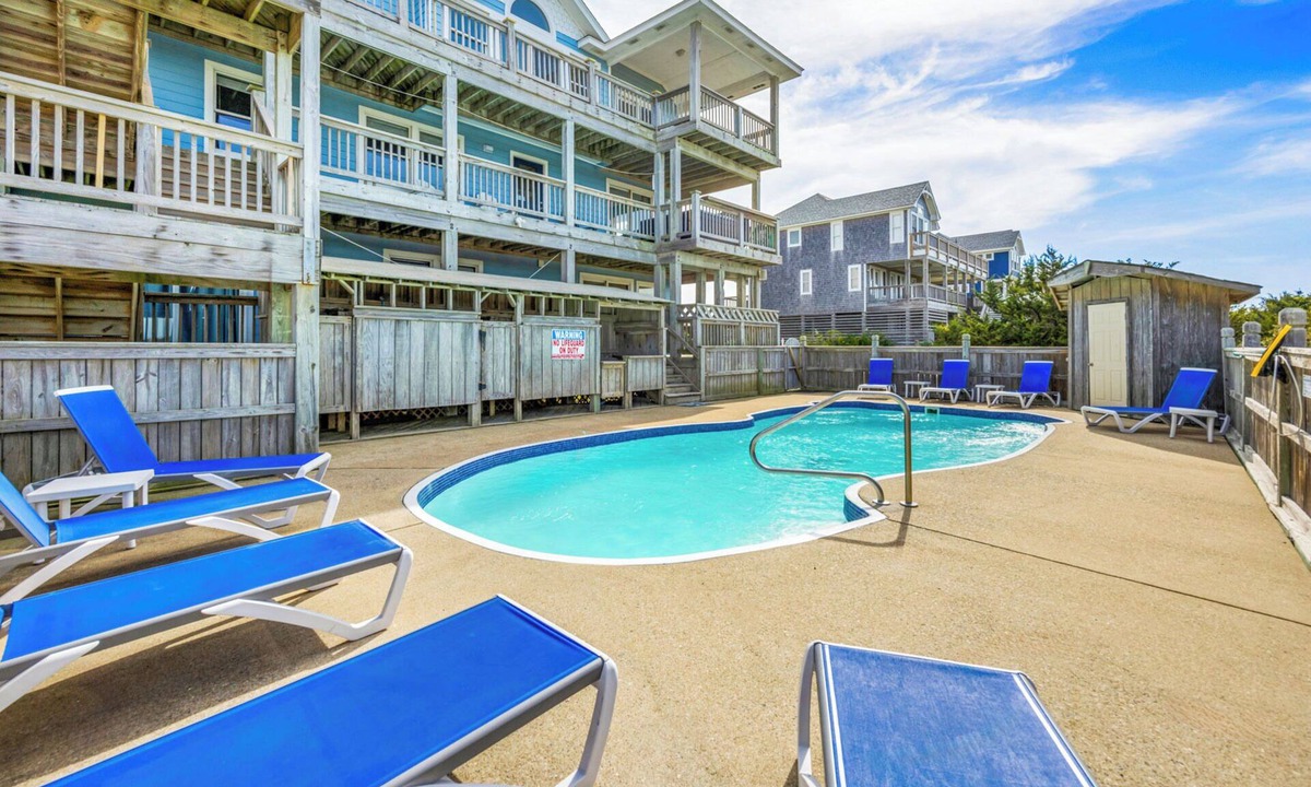 Rodanthe House | Oceanview Dog Friendly w Pool, HotTub, Elevator, Game Rm, Cmty Tennis/Pickleball