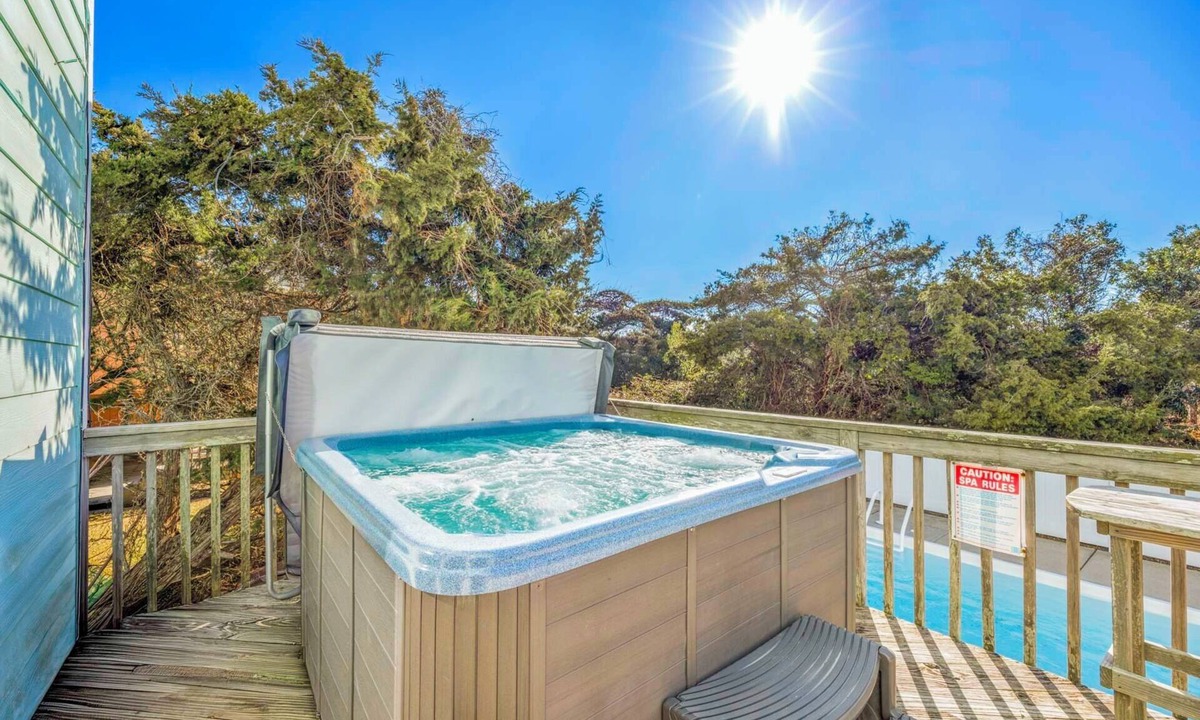 Salvo House | Oceanview Home with Private Pool, Hot Tub, Game Room, and Screened Porch