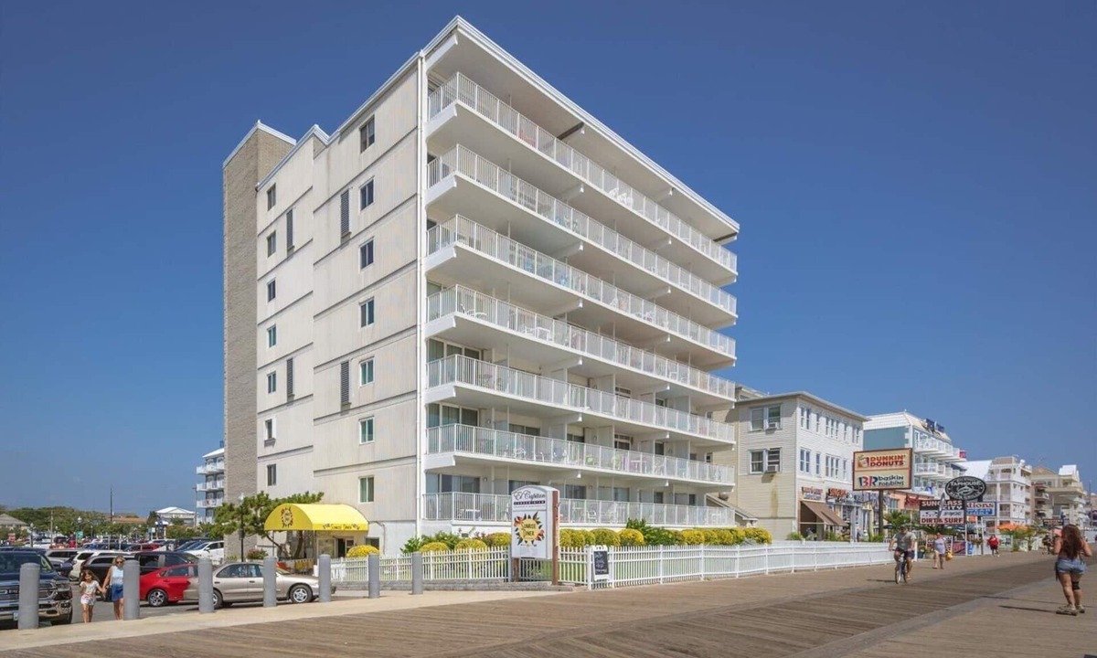 Ocean City Condo | On the Boardwalk, 1st floor end unit, Ocean front, 4th Street, Ocean City, MD