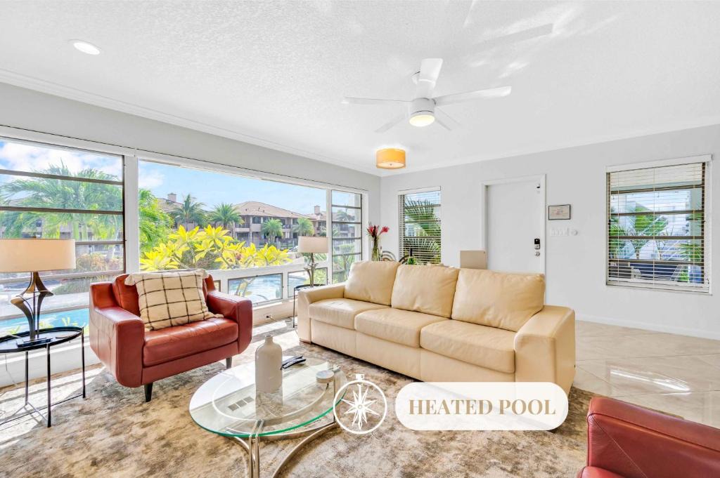 Coral Ridge Apartment | One-bedroom Suite Heated pool Dock Access Quiet Neighborhood SaltAire Four RESlDENCES