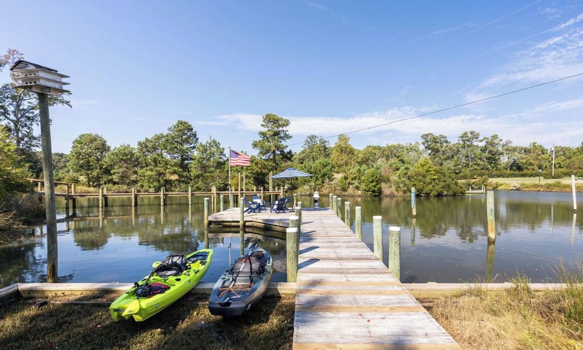 Deltaville House | Paddler's End | Perfect Jackson Creek Location