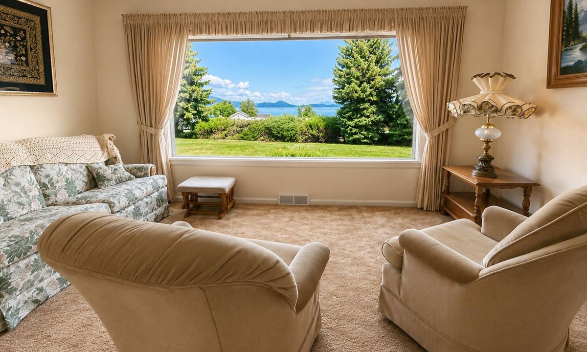 Polson House | Peaceful 2-bedroom house with AC and beautiful lake views in charming Polson