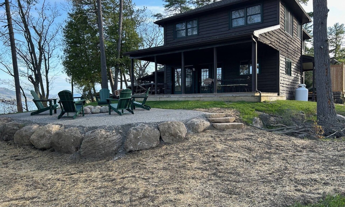 North Lake George House | Pinecrest Lodge; Lakefront Retreat in the Waltonian Islands Hague on Lake George