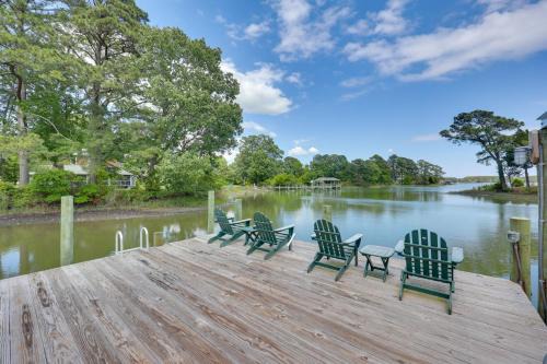 Foster House | Pool, Dock + Rooftop Views! Bohannon Getaway