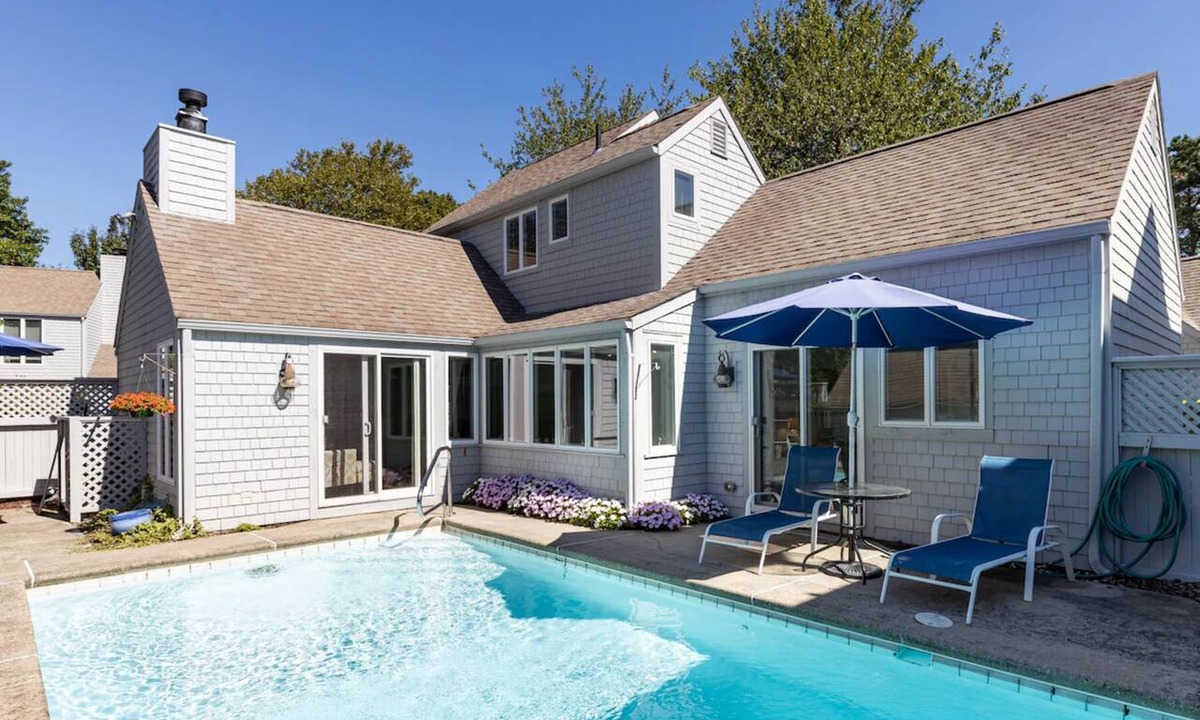 Mews Village Condo | Pool Villas- 2 bedrooms, 2 baths, sleeps 4, heated pool, gas fireplace, grill