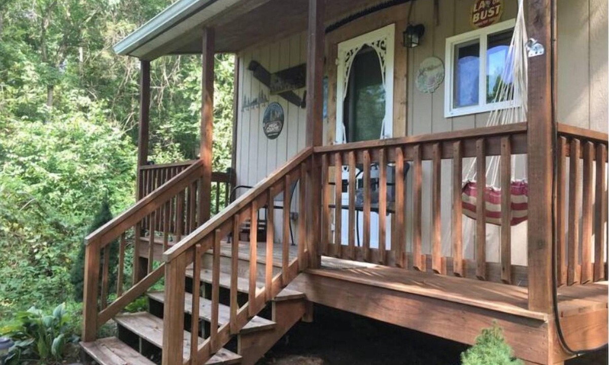 Rochelle Cabin | Pop's Place on the Rapidan River.