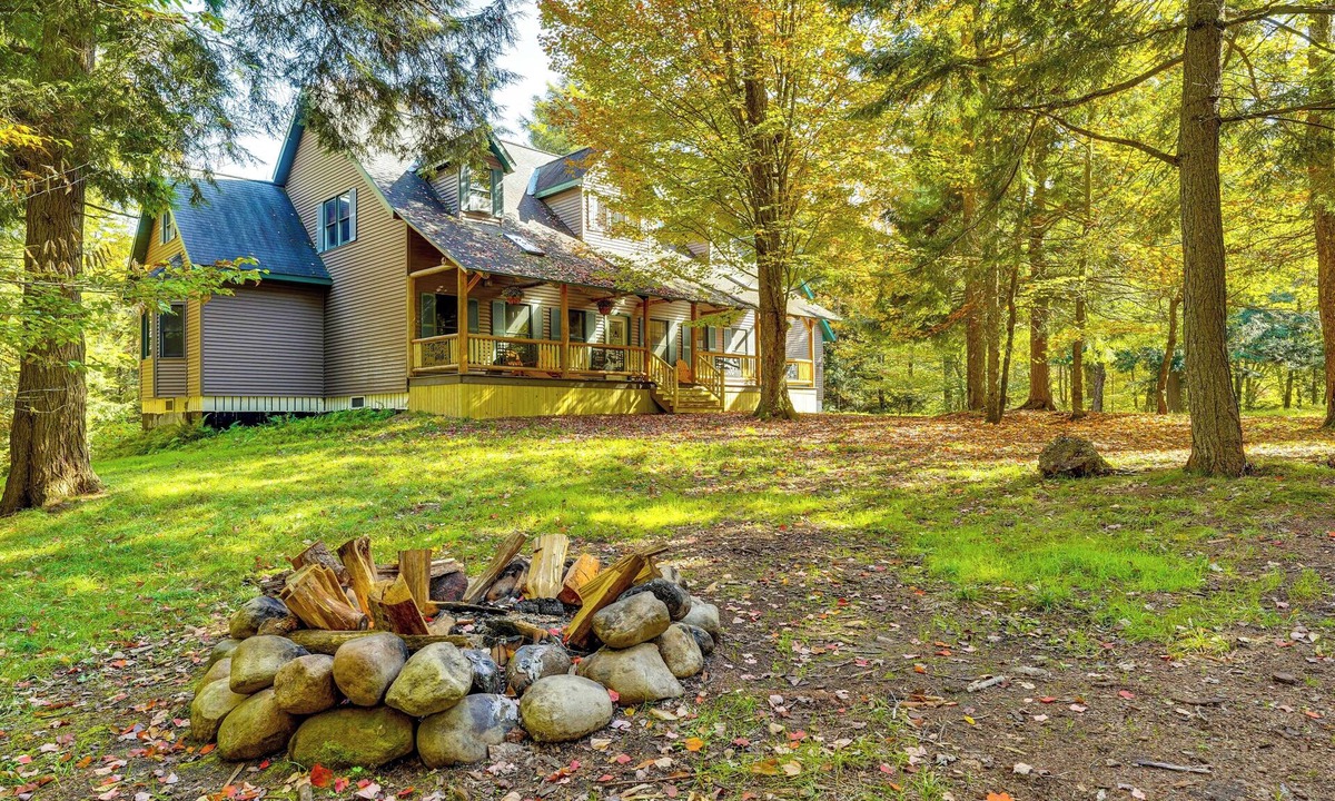Town of Webb House | Private Deck & Fire Pit: Adirondack Family Home