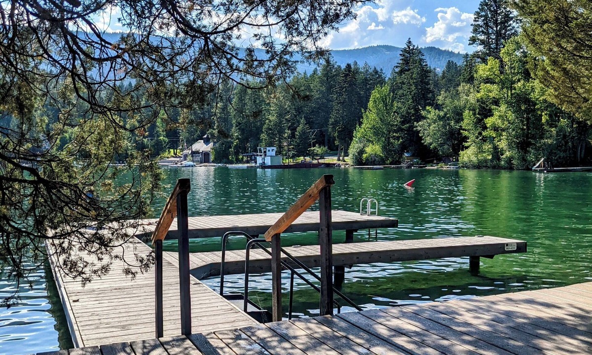 Rollins House | Private Flathead Lake Home — 200 Ft Shoreline, F-Dock, Crescent Bay