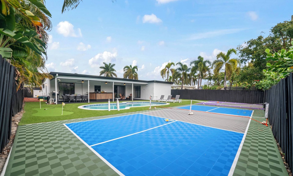 Hollywood Hills Villa | Private Oasis w/Pool, Mini Golf & Sports Court