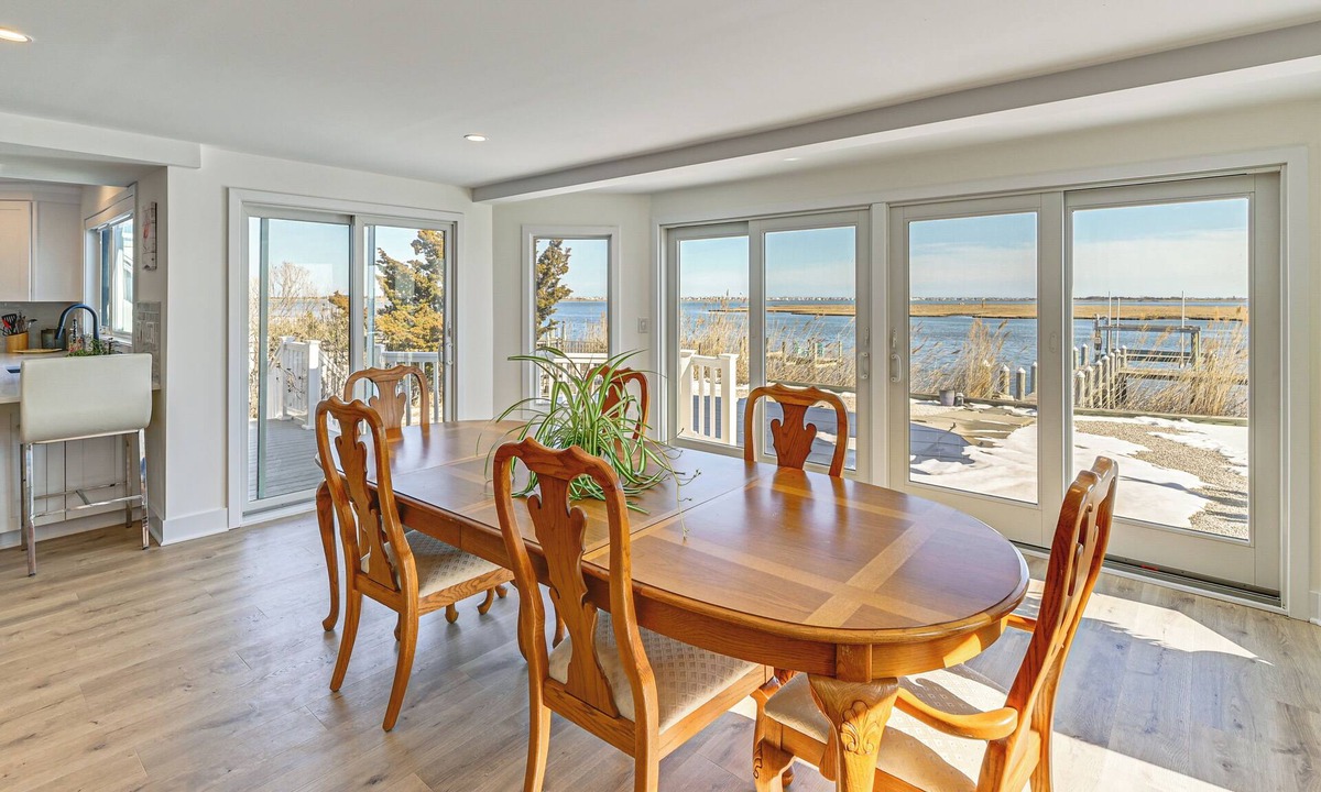 Beach Haven West Cottage | Private Pool, Dock & Beach: Stafford Township Gem