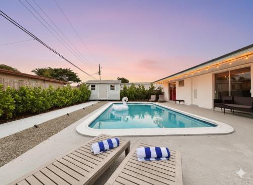 Fort Lauderdale House | Private Pool Villa Tropical Retreat Near Beach