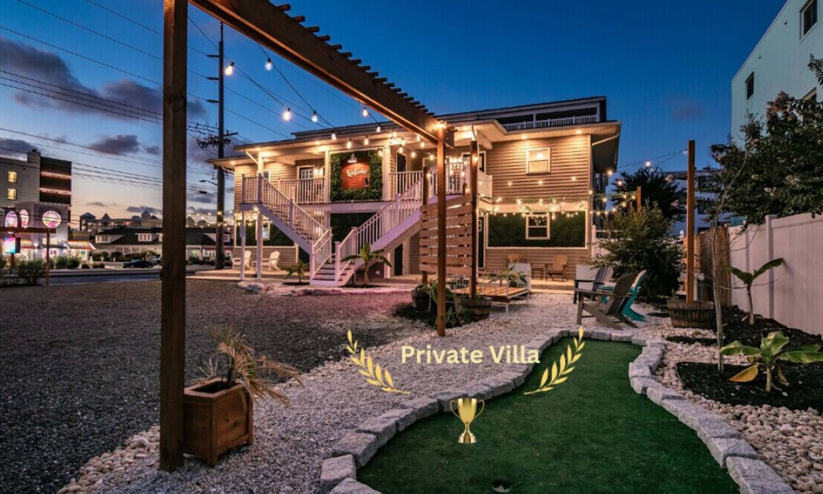 North Ocean City Apartment | Private Villa w/3 Units Highly Sought-Out Area & On Beach